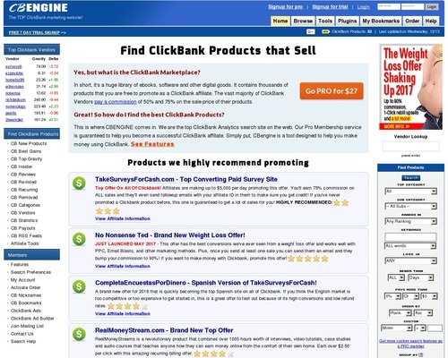 ClickBank Marketplace - CBENGINE