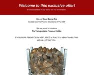 Transportable Firewood Holder/Affiliate - Wood Burner Pro